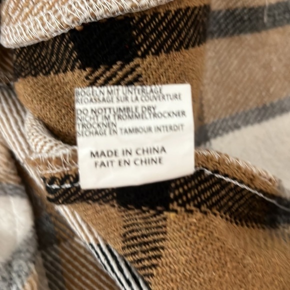 Size L Streetwear Grunge Gorpcore  Plaid Button Front Shirt Shacket Size L - Picture 5 of 6